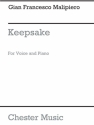 Malipiero: Keepsake Voice, Piano Accompaniment Mixed Songbook