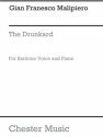 Malipiero: The Drunkard From Sette Canzoni (L'ubriaco)  for Baritone S Baritone Voice, Piano Accompaniment Instrumental Work