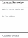 Lennox Berkeley: Ode Du Premier Jour De Mai Op.14 No.2 Medium Voice, Piano Accompaniment Instrumental Work