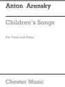 Anton Arensky: Six Childrens Songs Voice, Piano Accompaniment Instrumental Work