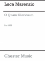 Marenzio: O Quam Gloriosum for SATB Chorus SATB Vocal Score