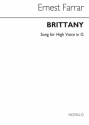 Brittany In G High Voice Vocal Buch