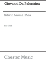 Palestrina: Sitivit Anima Mea SATB SATB Vocal Score