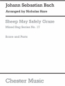 Mixed Bag No.17: J.S. Bach - Sheep May Safely Graze (Score/Parts) Ensemble, Wind Ensemble, Wind Instruments Score and Parts