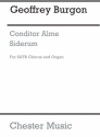 Geoffrey Burgon: Conditor Alme Siderum SATB, Organ Accompaniment Vocal Score