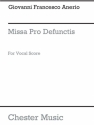 Giovanni Francesco Anerio: Missa Pro Defunctis SATB Vocal Score