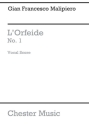 G.Francesco Malipiero: L'Orfeide (Movement 1) SATB, Piano Accompaniment Vocal Score