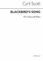 Blackbird's Song op.52/3 for medium voice and piano