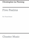 Fleming: Five Psalms (Vocal Score) Soprano, SATB, Orchestra Vocal Score