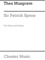 Musgrave: Sir Patrick Spens for Tenor with Guitar Tenor, Guitar Instrumental Work