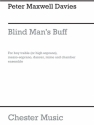 Maxwell Davies: Blind Man's Buff (Full Score) Soprano, Mezzo-Soprano, Orchestra Score