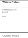 W. Forbes: Easy String Quartets Book 3 (Score Only) String Quartet (Quartet) Score