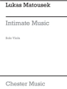 Matousek: Intimate Music for Viola Solo Viola Instrumental Work