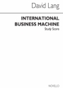 David Lang, International Business Machine Orchestra Buch