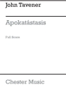 John Tavener: Apokatastasis Score Chamber Group, Ensemble Score