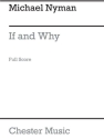 Nyman: If And Why (Score) Orchestra Score