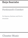 Kaija Saariaho: Ferdinand's Comfort (Score) Piano Chamber, Soprano, Baritone Voice, Flute, Harp, Violin, Cello, Do Vocal Work