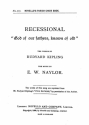 Edward W. Naylor, God Of Our Fathers Known Of Old SATB Chorpartitur