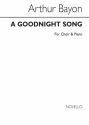 Arthur Baynon, A Goodnight Song Piano Vocal and Piano Chorpartitur