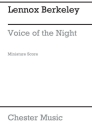 Lennox Berkeley: Voices Of The Night Op.86 for Orchestra (Miniature Sc Orchestra Miniature Score