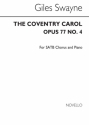 Giles Swayne, Coventry Carol Op.77 No.4 SATB Chorpartitur