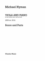 Michael Nyman: Viola And Piano (Revised 2014) (Score/Parts) Flute, Violin, Clarinet, Cello, Piano Chamber Score and Parts