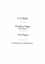 Johann Sebastian Bach, Toccata Fuga En Re Menor For Organ Orgel Buch