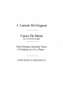 Canco De Maria Tenorsaxophon und Klavier Buch