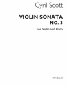 Cyril Scott, Violin Sonata No.3 (Violin And Piano) Violine und Klavier Buch