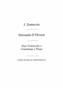 Joaquin Zamacois, Serenada D'Hivern Cello, Contra Bassoon and Piano Accompaniment Buch