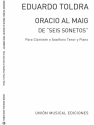 Oracio Al Maig Klarinette und Klavier Buch