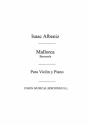 Isaac Albniz, Mallorca Barcarola Violine und Klavier Buch