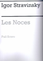 Les noces fr Soli, gem Chor und Orchester Partitur (russ),  Archivkopie