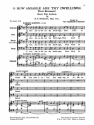 Samuel Sebastian Wesley: O How Amiable Are Thy Dwellings SATB Vocal Score