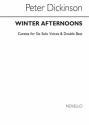 Peter Dickinson, Winter Afternoons Men's Voices Double Bass Buch