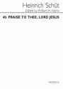 Heinrich Schtz, Praise To The Lord Jesus SATB Chorpartitur