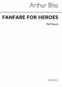 Arthur Bliss, Fanfares For Heroes Conductor Brass Instruments and Percussion Partitur