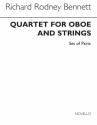 Richard Rodney Bennett, Quartet For Oboe and Strings (Parts) Chamber Group Oboe String Instruments Buch