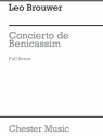 Leo Brouwer: Concierto De Benicassim Orchestra Score