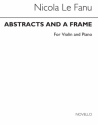 Nicola LeFanu, Abstracts And A Frame for Violin and Piano Violine und Klavier Buch