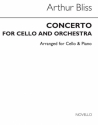 Arthur Bliss, Concerto For Violoncello (Cello/Piano) Cello und Klavier Buch