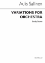 Aulis Sallinen, Variations For Orchestra Orchestra Studienpartitur