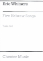 5 Hebrew Love Songs  violin part