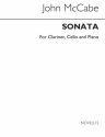 John McCabe, Sonata Chamber Group Clarinet Cello Piano Chamber Partitur + Stimmen