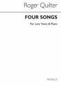 Roger Quilter, Four Songs Of Mirza Schaffy (Low Voice) Low Voice and Piano Buch