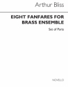 Arthur Bliss, Eight Fanfares Brass Ensemble (Parts) Brass Instruments Buch