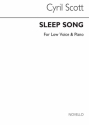 Cyril Scott, Sleep Song-low Voice/Piano (Key-d Minor) Low Voice and Piano Buch