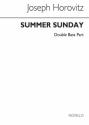 Joseph Horovitz, Summer Sunday SATB, Piano Accompaniment, Double Bass Stimme