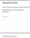 De Falla: El Retablo De Maese Pedro (Full Score) Orchestra Score