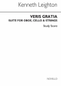 Kenneth Leighton, Veris Gratia Op. 9 Chamber Group String Instruments Oboe Cello Studienpartitur